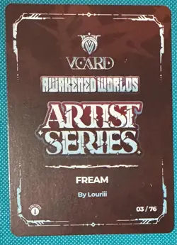 VCard Awakened Worlds: First Edition - Fream ART CARD - Louriii - Image 2