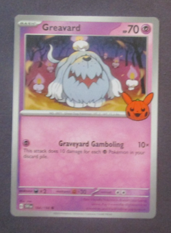 Pokemon Greavard Trick Or Trade Common Card 104/198 NM - Image 1