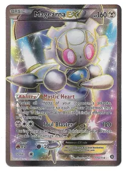 Magearna EX (Full Art) 110/114 XY-Steam Siege Holo Ultra Rare Pokemon TCG - NM - Image 1
