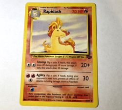 Rapidash 44/64 1999 Jungle Set Pokemon Card TCG WOTC Vintage Uncommon - Image 1