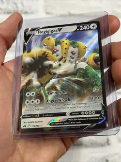 Regigigas V 113/159 Crown Zenith Ultra Rare Pokemon Card NM Nintendo 2023 - Image 2