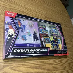 Pokemon TCG: Cynthia’s Garchomp ex Premium Collection box Sealed - Image 1