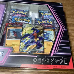 Pokemon TCG: Cynthia’s Garchomp ex Premium Collection box Sealed - Image 3