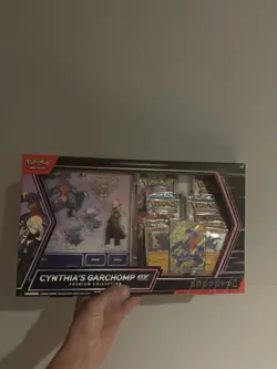 Pokemon TCG: Cynthia’s Garchomp ex Premium Collection box Sealed - Image 1