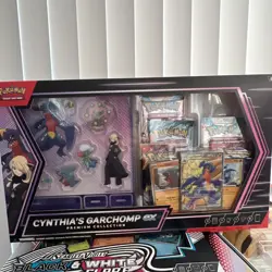 Pokemon TCG: Cynthia’s Garchomp ex Premium Collection box Sealed - Image 1