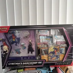 Pokemon TCG: Cynthia’s Garchomp ex Premium Collection box Sealed - Image 2