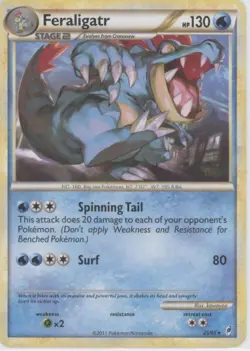 Pokemon tcg Call of Legends #25/95 Feraligatr Lightly played - Image 1