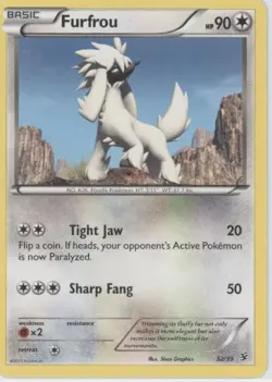 Pokemon tcg Kalos Starter Set #32/39 Furfrou (32) Lightly played - Image 1