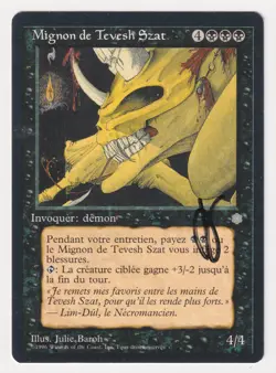 Signed French Minion of Tevesh Szat Proof MP Ice Age Artist Julie Baroh MTG AP! - Image 1