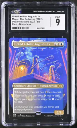 GRAND ARBITER AUGUSTIN IV Double Masters 2022 Borderless Rare CGC 9 MTG - Image 1