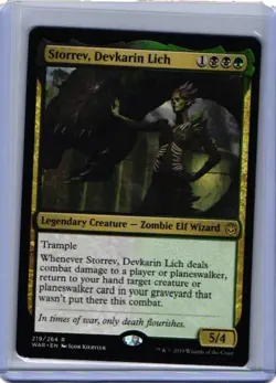 MTG Magic the Gathering Storrev, Devkarin Lich (219/330) War of the Spark LP - Image 1