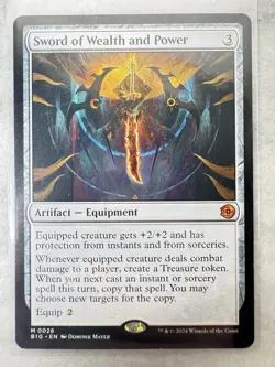 Sword of Wealth and Power Outlaws of Thunder Junction: The Big Score MTG Magic - Image 1