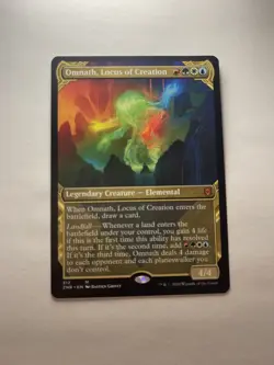MTG Omnath, Locus of Creation ZNR 312 M Showcase Regular NM Mythic - Image 1