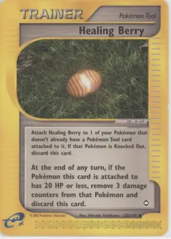 Pokemon tcg Aquapolis #125/147 Healing Berry Lightly played - Image 1