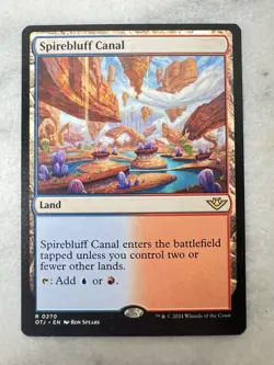 Magic MTG Spirebluff Canal OTJ 0270 Regular Rare - Image 1