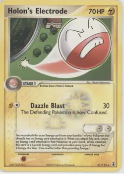 Pokemon tcg Delta Species #21/113 Holon's Electrode Lightly played - Image 1