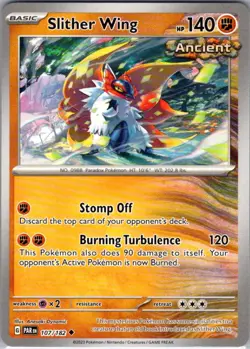 Slither Wing - 107/182 Uncommon SV04: Paradox Rift NM Pokemon Card - Image 1