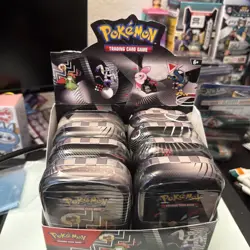 Pokemon TCG Black Bolt And White Flare Unova Mini Tin Set of 8 with Display Box! - Image 4