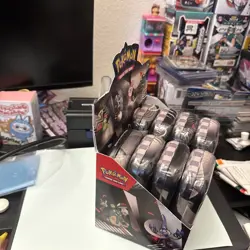 Pokemon TCG Black Bolt And White Flare Unova Mini Tin Set of 8 with Display Box! - Image 5