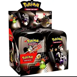 Pokemon TCG Black Bolt And White Flare Unova Mini Tin Set of 8 with Display Box! - Image 1