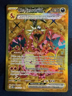 2023 Pokemon OBF En-Obsidian Flames Charizard EX 223/197 Fresh Break - Image 1