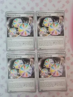 4x Reversal Energy 192/193 x4 - Paldea Evolved SV02 - Pokemon TCG Playset NM - Image 1