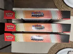 3X Bundle Pokemon TCG Scarlet Violet Prismatic Evolutions Poster Collection Box - Image 2