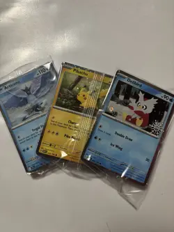 Pokemon TCG 2025 Holiday Calendar Stamped Promos (Pikachu Articuno Delibird) - Image 1