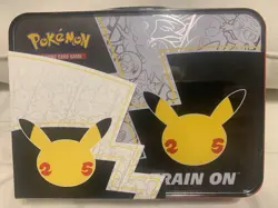 Pokemon Celebrations 25th Anniversary Collectors Chest Lunch Box Tin - NEW - Image 3