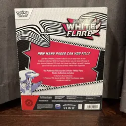 Pokemon White Flare Binder Collection Box FREE SHIP NOW - Image 2