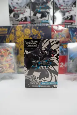 Pokemon TCG White Flare Booster Bundle Black Bolt Sealed 6 Packs - Image 1