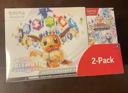 Pokemon TCG Prismatic Evolutions ETB Booster Bundle Costco 2-Pack Sealed - Image 1