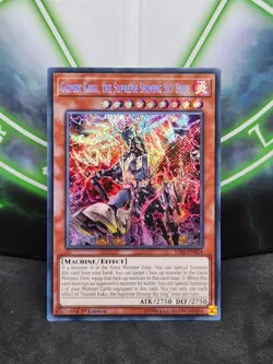 Yugioh Gizmek Kaku, the Supreme Shining Sky IGAS-EN024 Secret Rare 1st Ed NM - Image 1