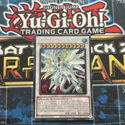 Yugioh Stardust Sifr Divine Dragon BLMM-EN151 Secret Rare 1st Ed Near Mint - Image 1