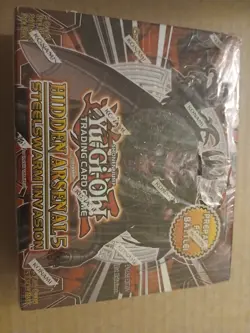 YUGIOH HIDDEN ARSENAL 5: STEELSWARM INVASION 1ST ED BOOSTER BOX FACTORY SEALED - Image 1