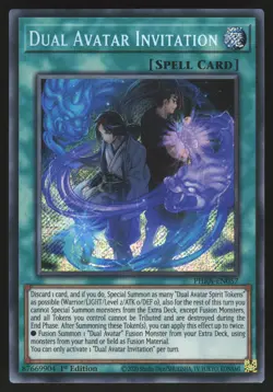 Dual Avatar Invitation - PHRA-EN057 - Secret Rare - 1st Edition Yugioh - Image 1