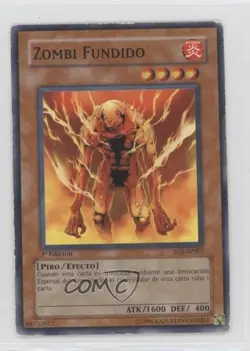 Molten Zombie Spanish 1st Ed. YuGiOh Blaze of Destruction Structure Deck 2005 - Image 1
