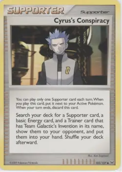 Pokemon tcg Platinum #105/127 Cyrus's Conspiracy Lightly played - Image 1