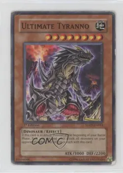 Ultimate Tyranno 1st Ed. YuGiOh Dinosaur's Rage Structure Deck #SD09-EN014 READ - Image 1