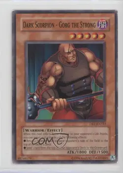 Dark Scorpion - Gorg the Strong YuGiOh Revelation Volume 1 #DR1-EN222 2005 READ - Image 1