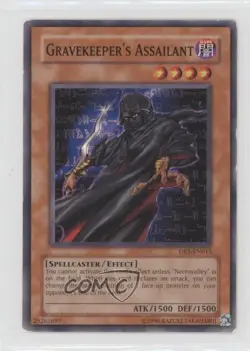 Gravekeeper's Assailant YuGiOh Dark Revelation Volume 1 #DR1-EN015 2005 READ - Image 1