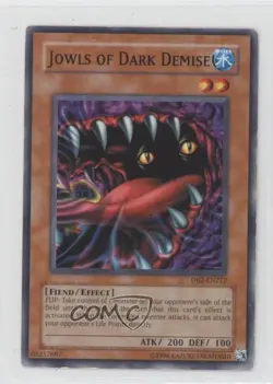 Jowls of Dark Demise YuGiOh Revelation Volume 2 #DR2-EN212 2005 READ - Image 1