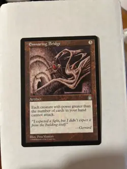 MTG Ensaring Bridge NM Stronghold Magic: The Gathering card - Image 1
