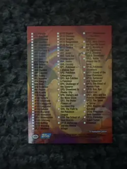 Pokemon Card - Checklist - Blue Logo - Topps Series 2 - Image 2