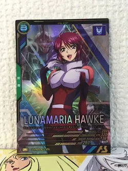 LUNAMARIA HAWKE FQ01-058 Parallel Gundam Arsenal Base Card - Image 1