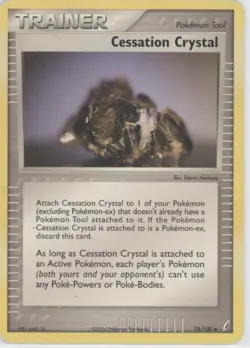 Pokemon tcg Crystal Guardians #74/100 Cessation Crystal Lightly played - Image 1