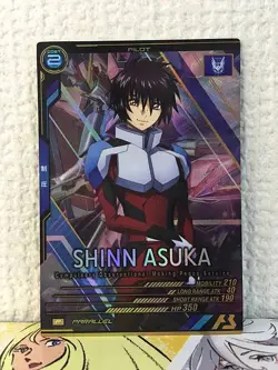 SHINN ASUKA FQ01-056 Parallel Gundam Arsenal Base Card Seed - Image 1