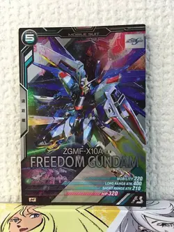 FREEDOM GUNDAM ST03-001 Arsenal Base Promotional Card Seed - Image 1