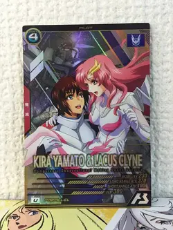 KIRA YAMATO LACUS CLYNE FQ01-054 Parallel Gundam Arsenal Base Card Seed - Image 1