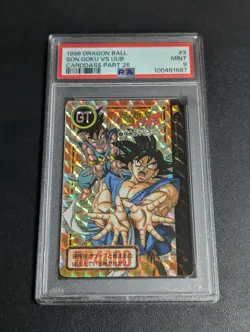 Dragon Ball GT Son Goku Carddass Main Bullet No.3 PSA 9 Collectible Card - Image 1